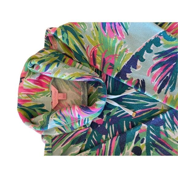 Lilly Pulitzer Womens Multicolor Palm Tree Pullover Sweatshirt Size Small - Picture 8 of 10